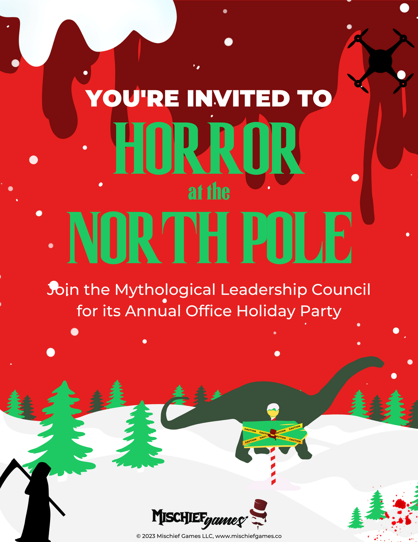 Fun Christmas Murder Mystery Party for the family this holiday!